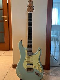 Chitarra elettrica eko aire relic daphne blue