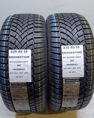 2 GOMME 235 45 18 BRIDGESTONE RFT INV RIF4072