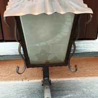 lampade in ferro  battuto x esterno 