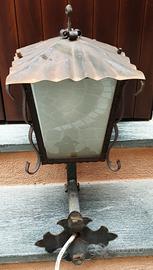 lampade in ferro  battuto x esterno 