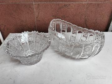 coppia porta cose cristallo