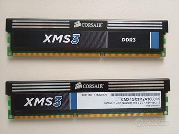 RAM Corsair XMS3 DDR3 2x4Gb 1600 MHz