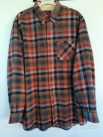 camicia uomo Marlboro Classics quadri blu