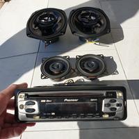 Casse auto JVC + stereo Pioneer