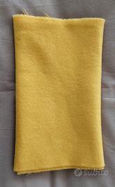 Sciarpa gialla cashmere e lana (made in Scotland)