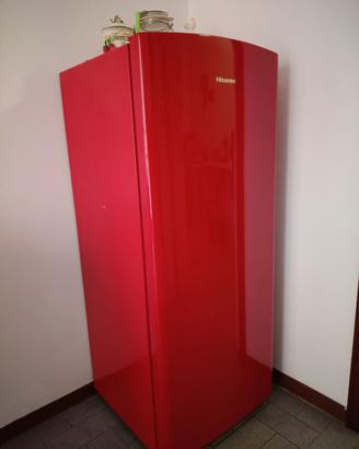 Frigorifero Hisense rosso