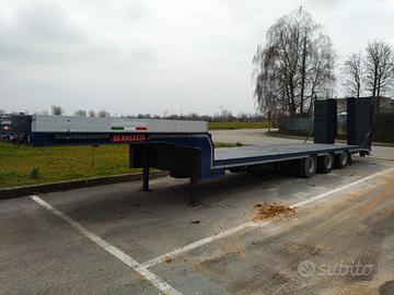 Semirimorchio de Angelis ribassato con rampe