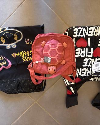 Set borse con cartellino