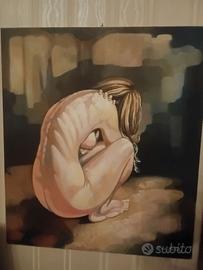 Quadro olio su tela fisichella