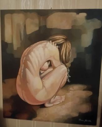 Quadro olio su tela ' rarissimo '