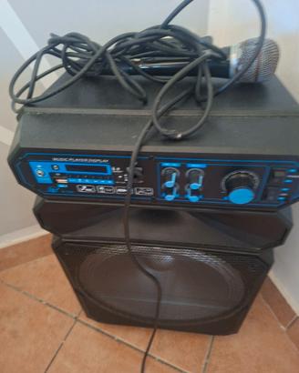 Cassa con microfono