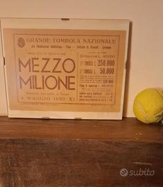 Biglietto della lotteria del 1933