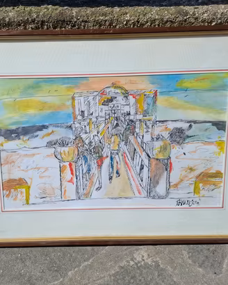 quadro rotonda sul mare