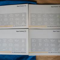 Libretti manutenzione Opel d'epoca originali nuovi