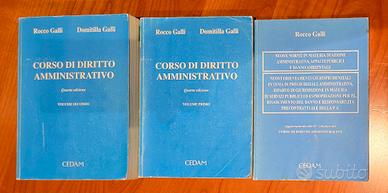 Rocco Galli Corso di Diritto amministrativo 3 vol 