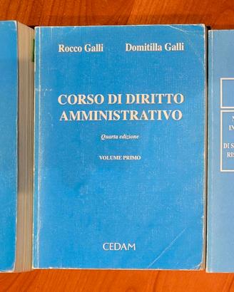 Rocco Galli Corso di Diritto amministrativo 3 vol 