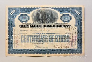 Azioni Glen Alden Coal Company 1925