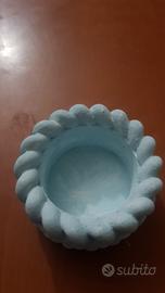 vasetto in gesso  fatto a mano