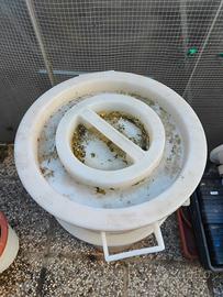 bidone tondo plastica 50 litri 