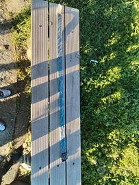 Cintura Amiri Logo Iconico Argento Nuova