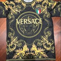 Maglia da calcio Taglia S Italia Versace Nero Oro