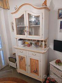 Credenza con vetrina 