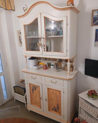 Credenza con vetrina 