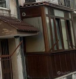 Veranda per balcone interamente in pvc