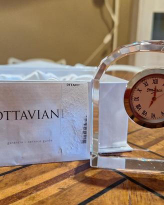 Orologio cristallo Ottaviani da tavolo