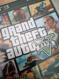 Grand theft auto V five PS3