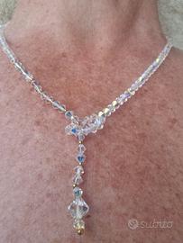Collana swaroski  con cartellino 