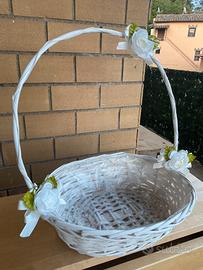 Cestino Sposi per il lancio del riso