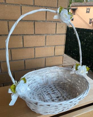 Cestino Sposi per il lancio del riso