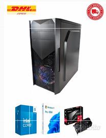 DESKTOP GAMING INTEL I5 16/512GB RX 580 NUOVO 💯🔥
