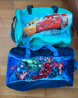 Borsa a tracolla bambino x 2 Cars e Avengers