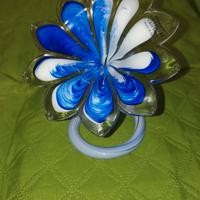 fiore in vetro creazioni Silvestri  Cristall