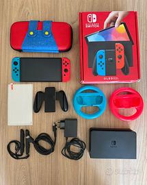 Console Nintendo Switch OLED con accessori