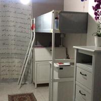 Letto singolo a soppalco