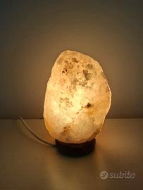 Lampada Grezza di Sale Himalayano Rosa
