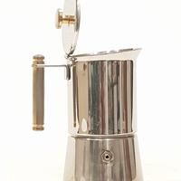 Lavazza "Miss" moka acciaio e oro, 2 tazze Vintage