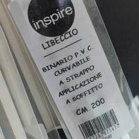 Binario per tende in pvc