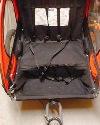 passeggino rimorchio per bicicletta 