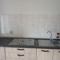 Top cucina con fornello 5 fuochi e lavello