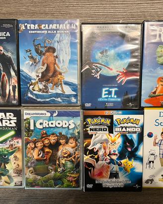 Lotto 8 DVD animazione e azione