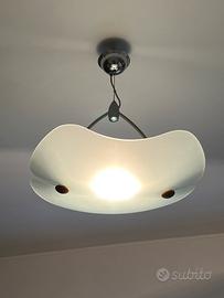 Lampadario plafoniera design anni 80