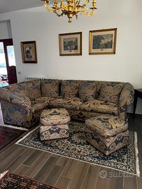 Divano componibile in seta