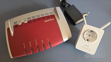 Kit WiFi Router FRITZ!Box + Extender D-Link