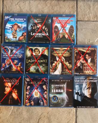 Blu ray film vari