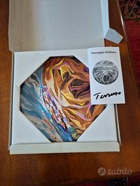 piatto ceramica artista Saverio Terruso