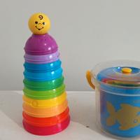 Torri impilabili e barchetta